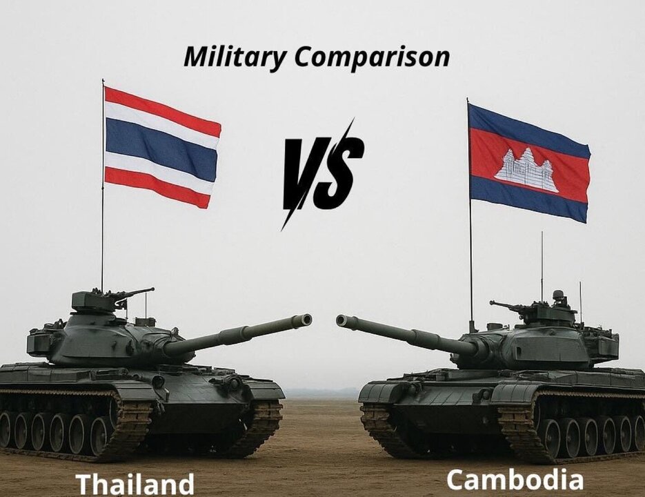 Thailand and Cambodia: A Strictly Factual Side-by-Side Comparison of Military Strength