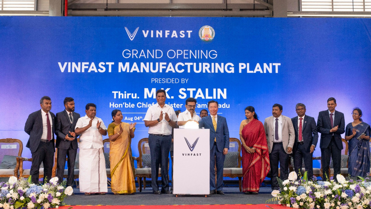 VinFast Opens First Overseas Factory in India