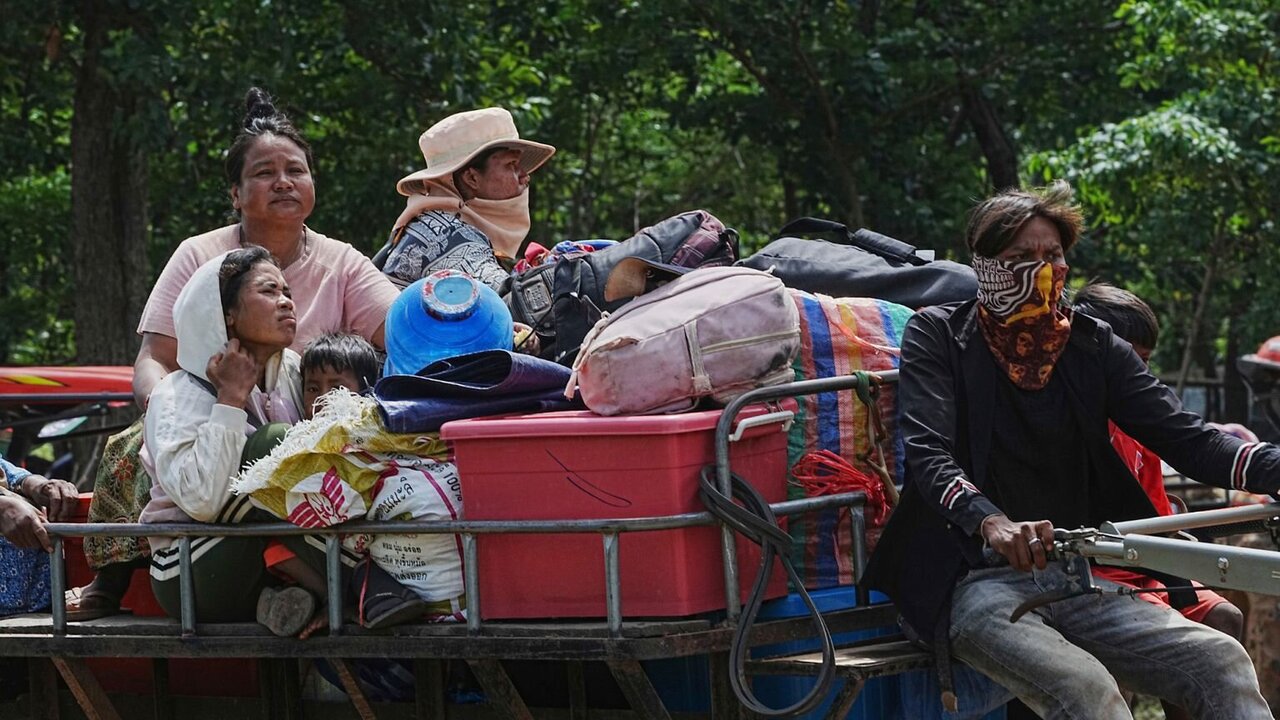Thousands Displaced by Cambodia-Thailand Border Clashes
