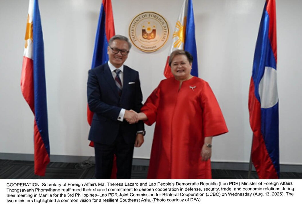 Philippines and Laos Celebrate 70 Years of Diplomatic Ties