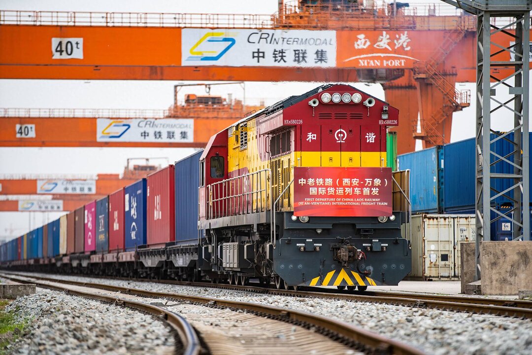 China-Laos Railway Begins Two-Way Freight Operations