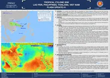Tropical Cyclone 20W Affects Southeast Asia
