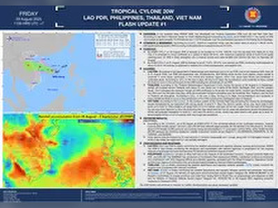 Tropical Cyclone 20W Affects Southeast Asia