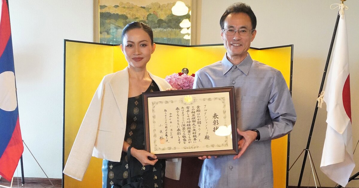 Japan Honors Aluna Thavonsouk for Cultural Contributions