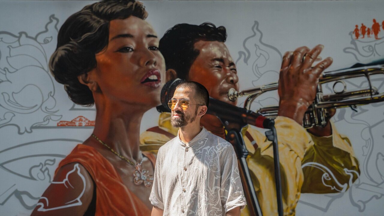 Graffiti Artist Fonki Draws Inspiration from Angkorian Sculpture