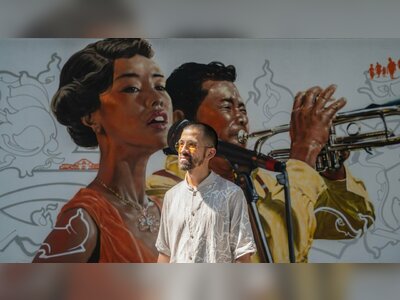 Graffiti Artist Fonki Draws Inspiration from Angkorian Sculpture