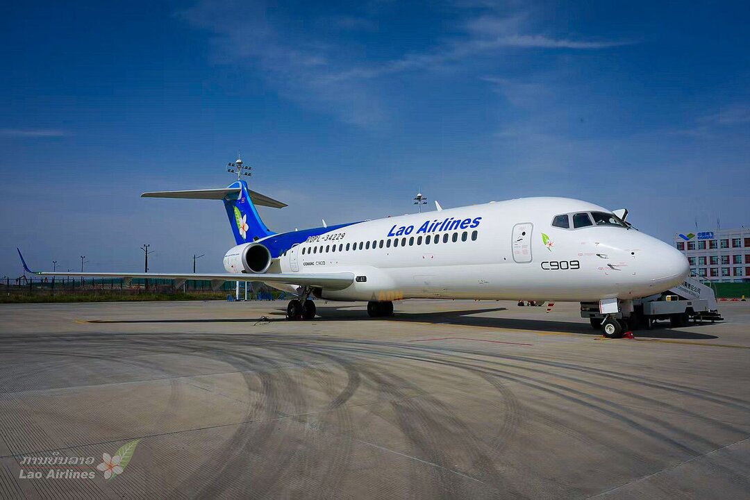 COMAC C909 Makes Commercial Debut in Thailand With Lao Airlines