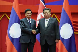 Kim Jong Un and Laos Leader Hold First-Ever Summit to Strengthen Relations