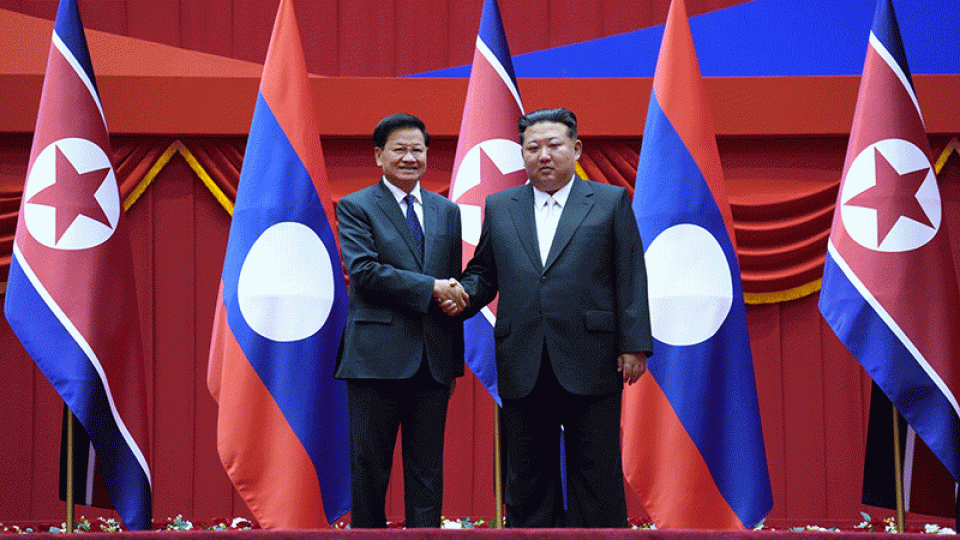 Laos and North Korea Leaders Hold Talks to Strengthen Bilateral Relations