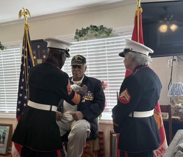 Major Capers Honored with 50-Year Vietnam Veteran Commemorative Pin