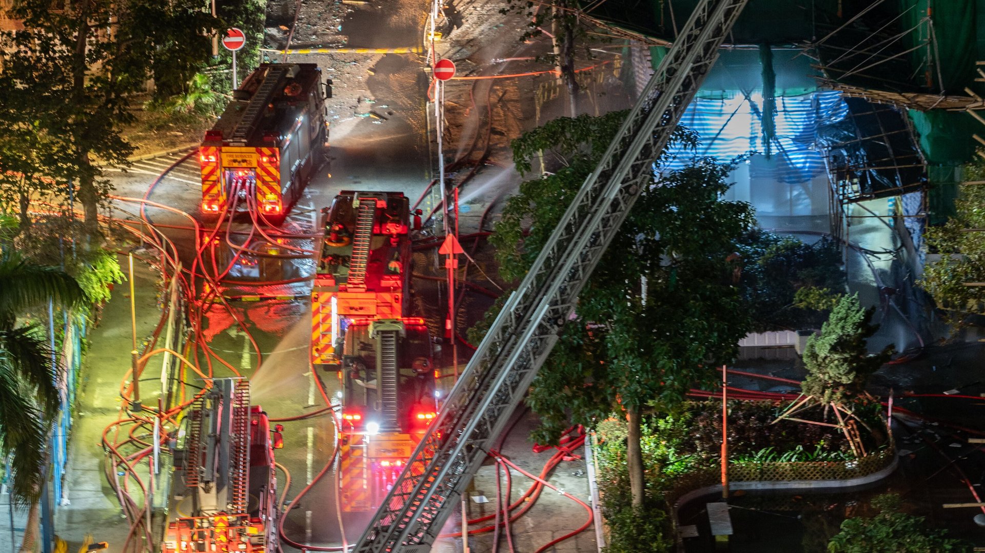 Deadly Hong Kong Tower Fire Intensifies Scrutiny of Safety Enforcement Under Beijing’s Oversight