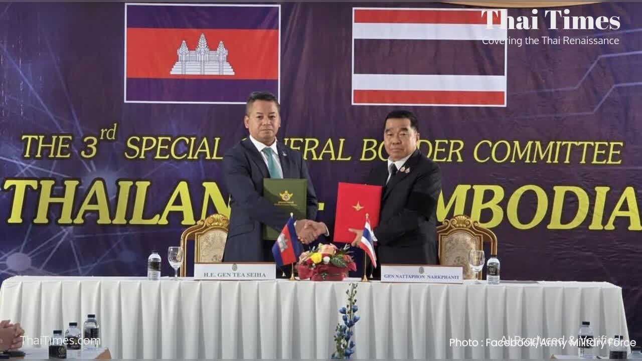 Thailand-Cambodia General Border Committee Signs Ceasefire Statement ...