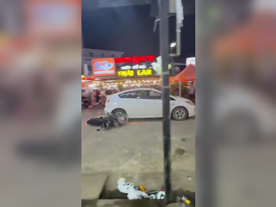 A kidnapping incident involving Vietnamese nationals was reported at Poipet Night Market, triggering a chaotic chase as security guards pursued the suspects through the area