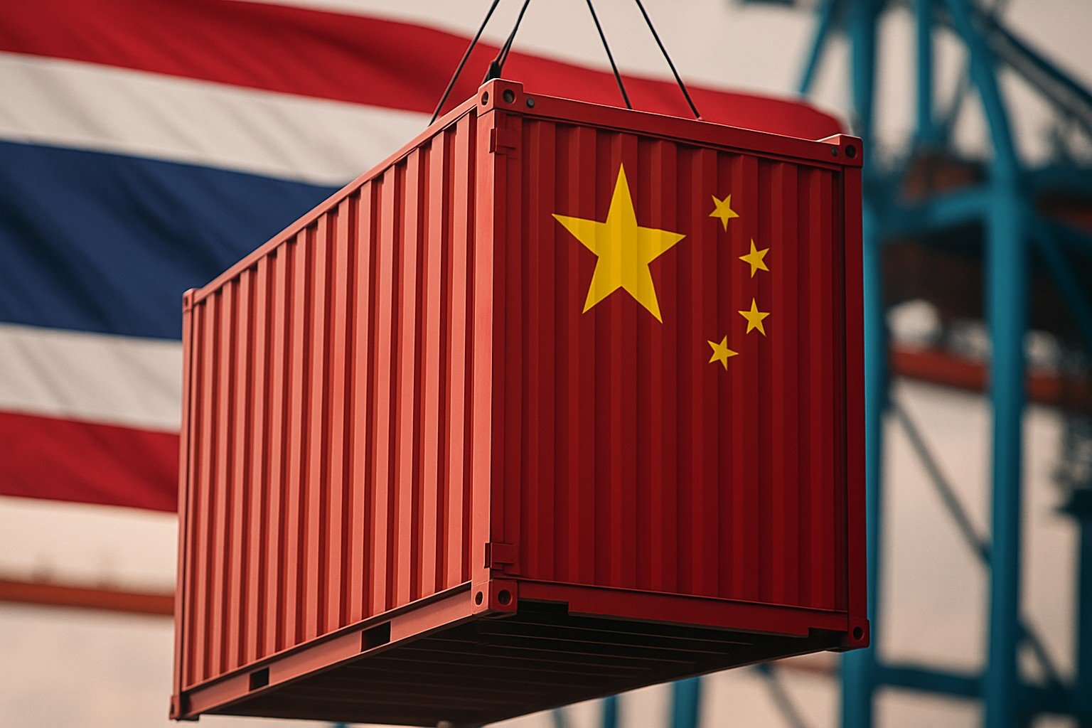 Thailand’s Trade Deficit With China Set to Hit Record as Imports Surge Amid Global Shifts