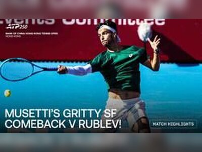 Musetti Mounts Comeback to Defeat Rublev and Reach Hong Kong Final
