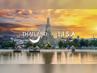 Thailand’s Tourism Authority and LISA’s Red Lotus Sea campaign image: digital soft power branding in the AI-and-meme era