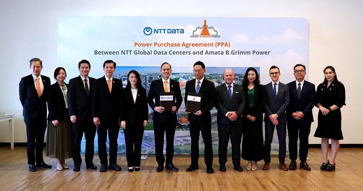 NTT Signs 100 MW Power Purchase Agreement with B.Grimm Power to Fuel Thailand’s Bangkok 4 Data Center