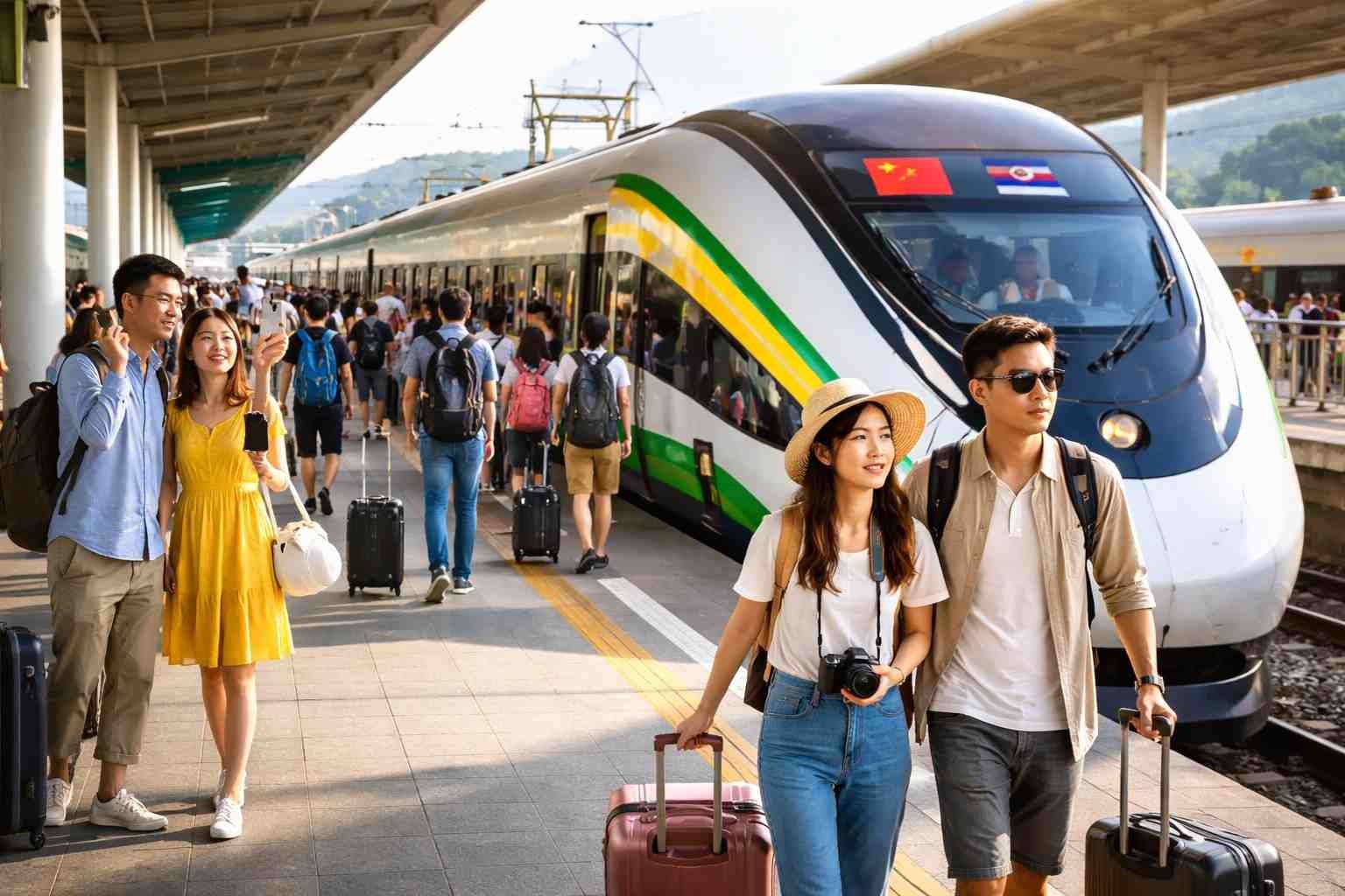 Rail Boom Linking China and Southeast Asia Drives Surge in Travel and Trade