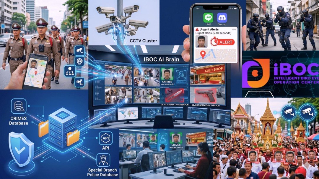 Thai Police Roll Out Domestic AI Smart Patrol System to Upgrade Urban Policing
