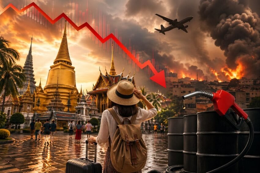 Thailand’s Tourism Outlook Darkens as Government Cuts Forecast and Fuel Costs Surge