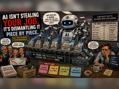 AI Isn’t Stealing Your Job. It’s Dismantling It Piece by Piece.