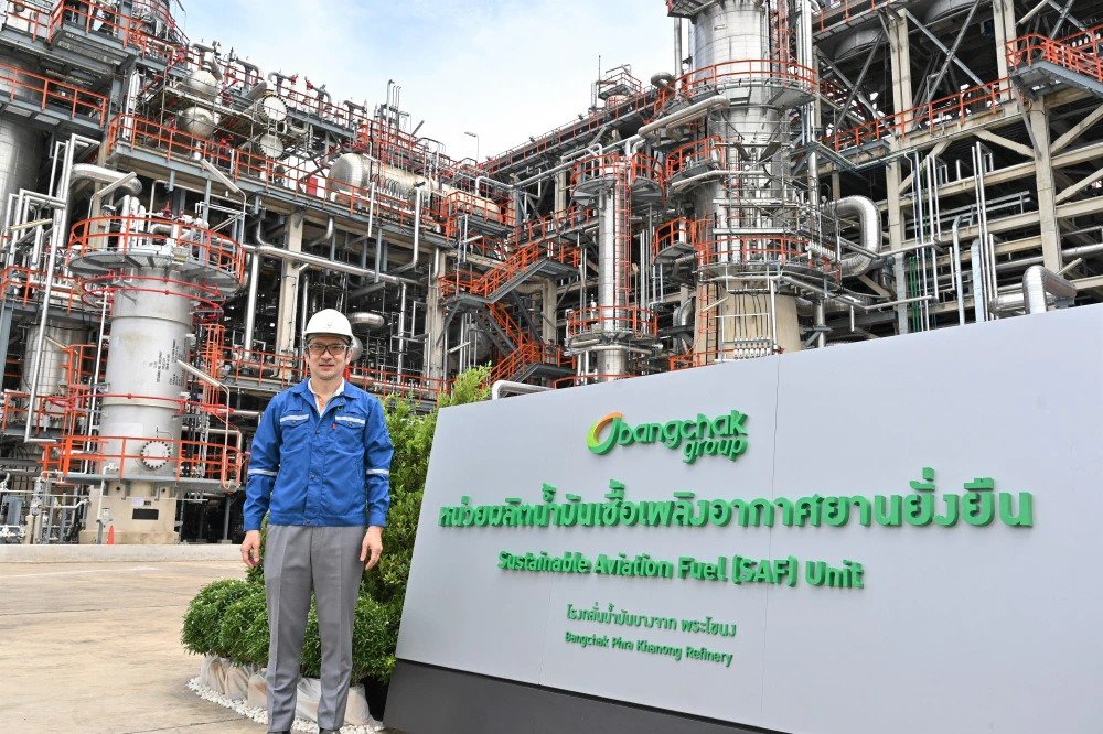 Bangchak Begins Commercial SAF Production, Marking Thailand’s Entry into Sustainable Jet Fuel Era